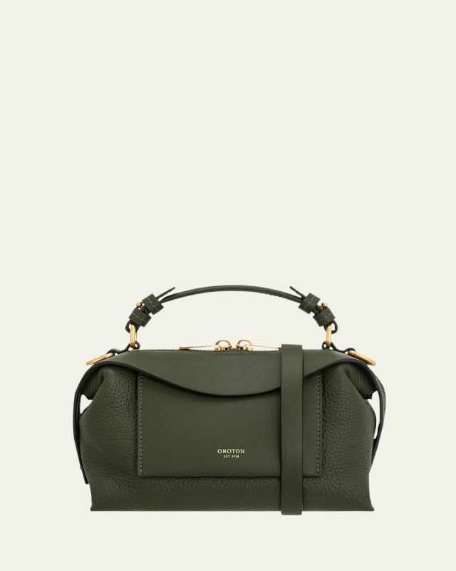 Mica Mini Bowler Leather Crossbody Bag